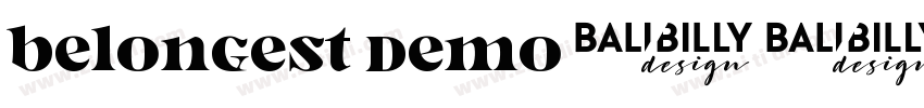 Belongest Demo字体转换